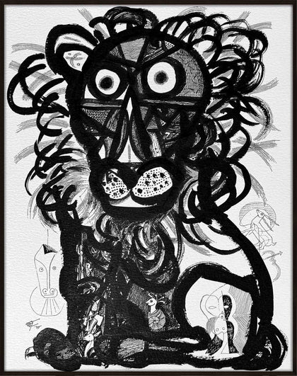 Untitled (Inked Reflections) - 09, Laxman Aelay, Internal - Artisera