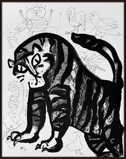 Untitled (Inked Reflections) - 06, Laxman Aelay, Internal - Artisera