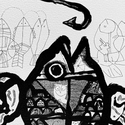 Untitled (Inked Reflections) - 07, Laxman Aelay, Internal - Artisera