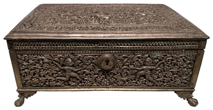 Silver Plated Jewellery Box, , Balaji's Antiques and Collectibles - Artisera