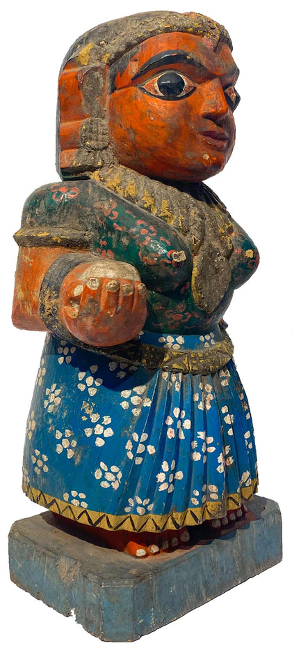 Chikku (Female Attendant), , Balaji's Antiques and Collectibles - Artisera