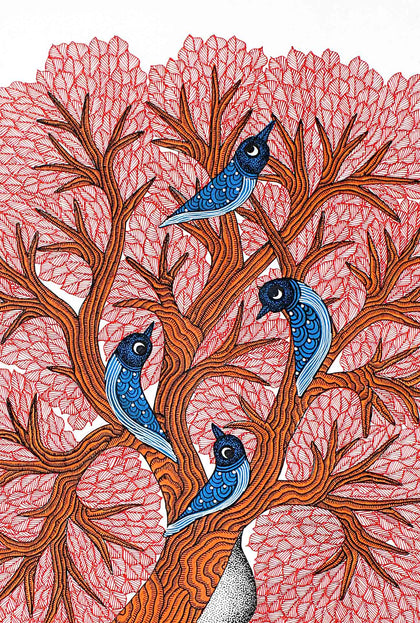 Gond - Untitled 141, Manoj Tekam, Arts of the Earth - Artisera