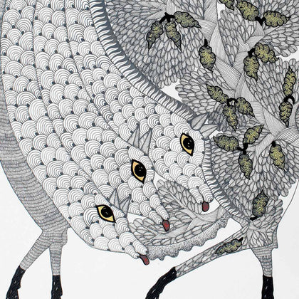 Gond - Untitled 179, Manoj Tekam, Arts of the Earth - Artisera