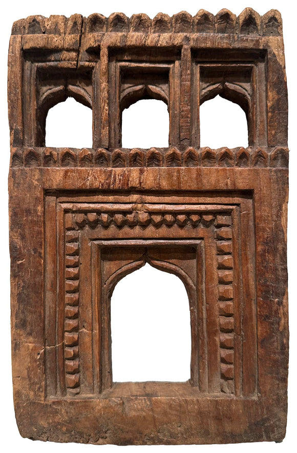 Set of 3 Deccan Windows - 02, , Balaji's Antiques and Collectibles - Artisera