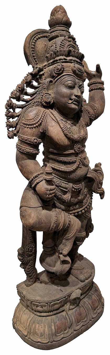 Dwarapalakas (Pair) - 03, , Balaji's Antiques and Collectibles - Artisera