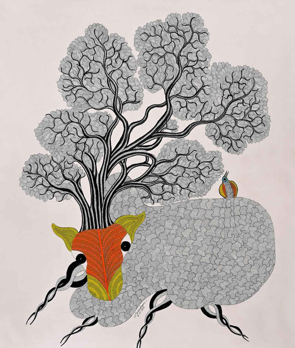 The Deer that Holds Them, Mansingh Vyam, Aavaksha - Artisera