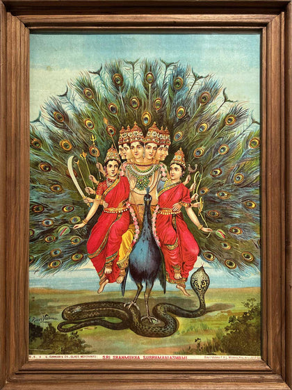 Kartikeya (Subramanyaswami) - 06, Raja Ravi Varma, Balaji Art - Artisera
