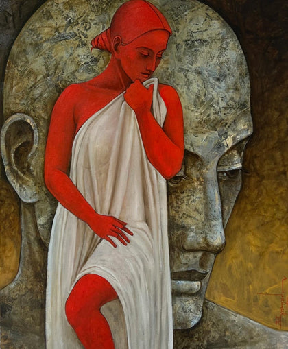 Untitled AKP05, Asit Kumar Patnaik, Chawla Art Gallery - Artisera