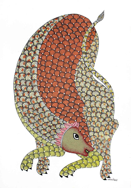 Gond - Untitled 143, Manoj Tekam, Arts of the Earth - Artisera