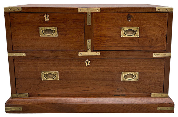 Campaign Chest of Drawers, , Balaji's Antiques and Collectibles - Artisera