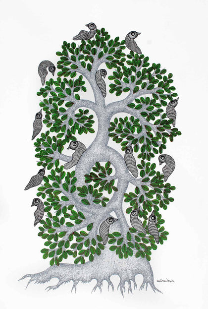 Gond - Untitled 182, Manoj Tekam, Arts of the Earth - Artisera