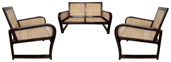 Art Deco Three Piece Sofa Set, , Balaji's Antiques and Collectibles - Artisera