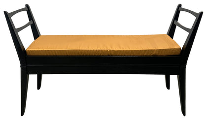 Art Deco Bench with Armrests