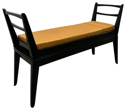 Art Deco Bench with Armrests