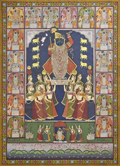 Shrinathji Darshan - 22, Nemichand, Ethnic Art - Artisera