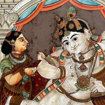Bala Krishna - 05, , Balaji Reverse Glass - Artisera