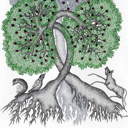 Gond - Untitled 183, Manoj Tekam, Arts of the Earth - Artisera