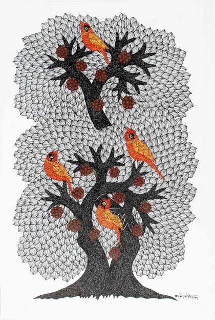 Gond - Untitled 184, Manoj Tekam, Arts of the Earth - Artisera