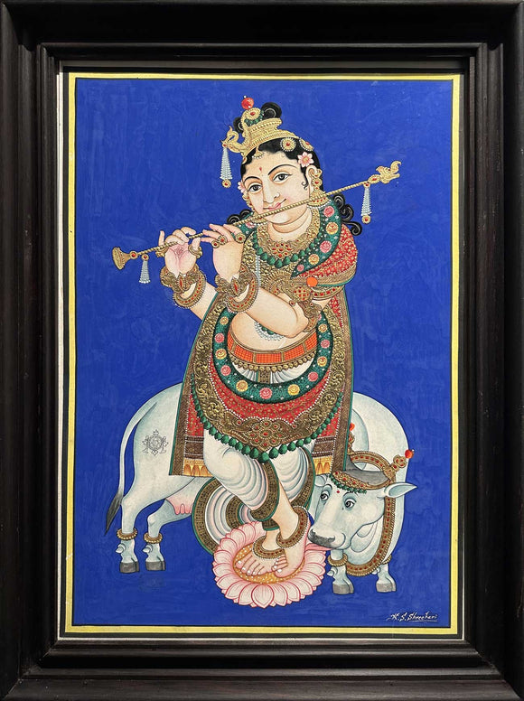 Krishna - 01, , Mysore Paintings - Artisera