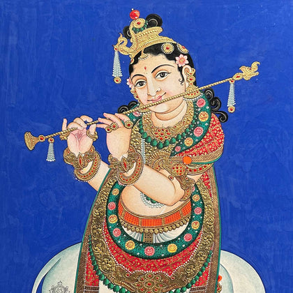 Krishna - 01, , Mysore Paintings - Artisera