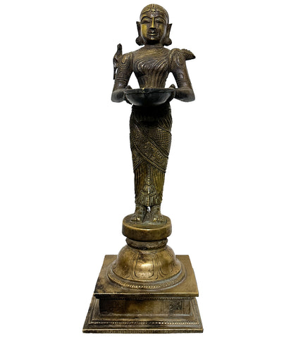 Deepalakshmi with Parakeet, , Balaji's Antiques and Collectibles - Artisera