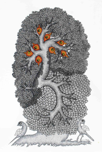Gond - Untitled 186, Manoj Tekam, Arts of the Earth - Artisera