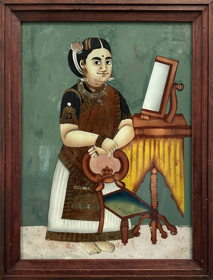 Noble Woman, , Balaji Reverse Glass - Artisera
