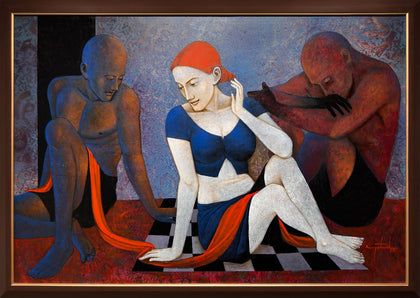 Silent Conversations - II, Asit Kumar Patnaik, Internal - Artisera