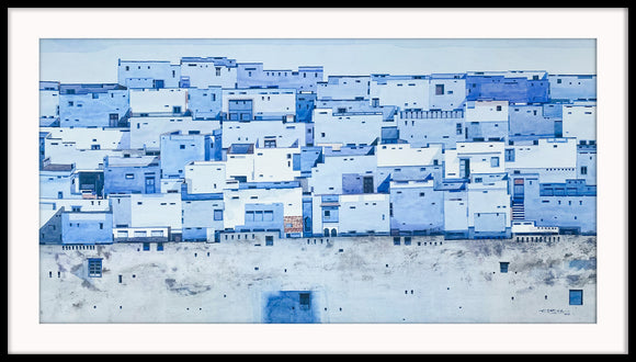 The Blue Cube: Unraveling a City 22, Madan Pawar, Here, Together - Artisera