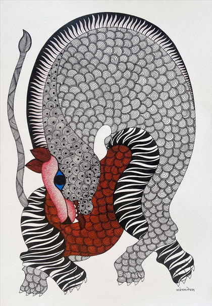Gond - Untitled 152, Manoj Tekam, Arts of the Earth - Artisera