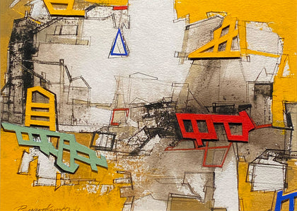 City: Moods and Metaphors 45, Praveen Kumar, Internal - Artisera