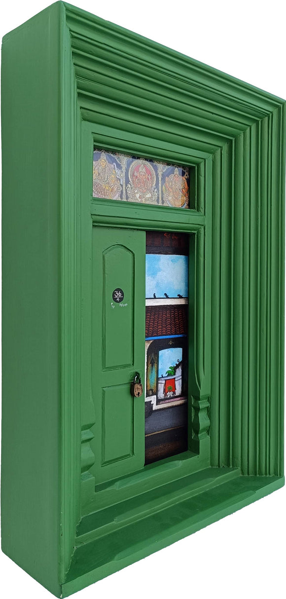 Door Series 38, K.R. Santhana Krishnan, Here, Together - Artisera