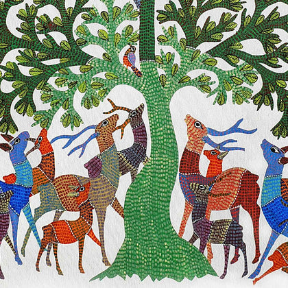 Gond - Untitled 149, Gariba Singh Tekam, Arts of the Earth - Artisera