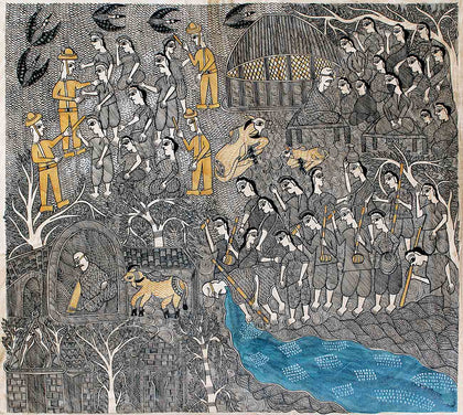 Madhubani - Untitled 24, , Arts of the Earth - Artisera