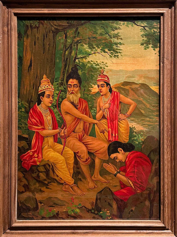 Ahalya Shaap Vimochan - 02, Raja Ravi Varma, Balaji Art - Artisera