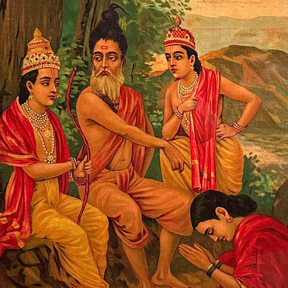 Ahalya Shaap Vimochan - 02, Raja Ravi Varma, Balaji Art - Artisera
