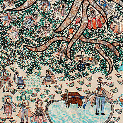 Madhubani - Untitled 25, , Arts of the Earth - Artisera