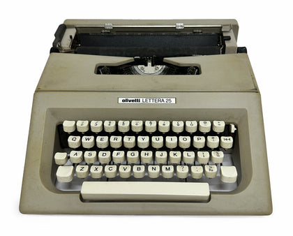 Olivetti Lettera 25 Portable Typewriter, , Early Technology - Artisera