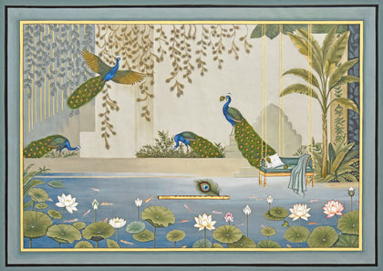 Lotus Reverie, Nemichand, Ethnic Art - Artisera