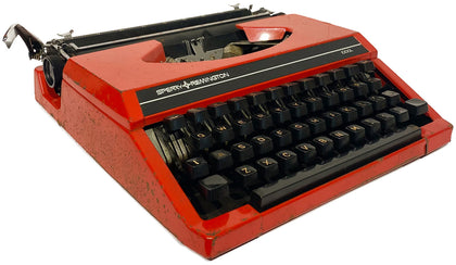 Sperry Remington Idool Red Typewriter, , Early Technology - Artisera