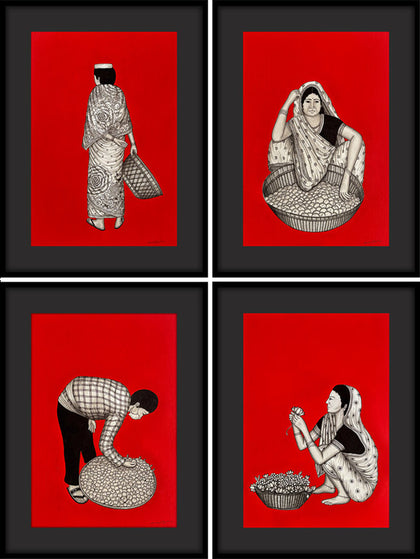 Incredible India 02, Set of 4