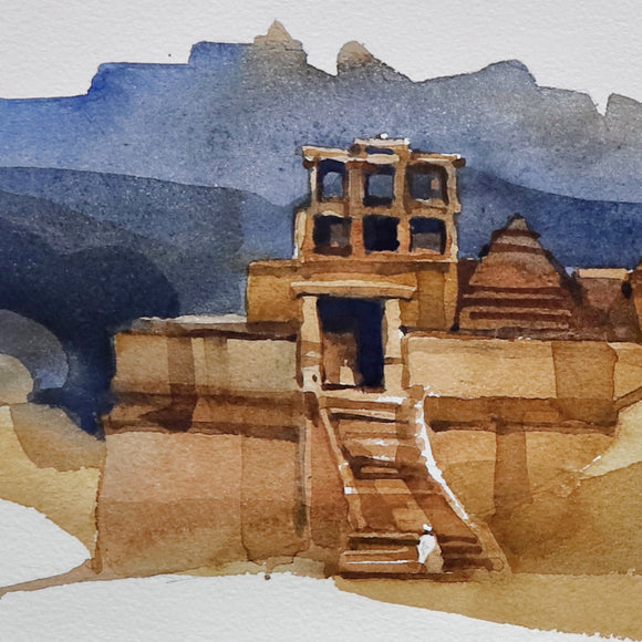 Minimalist Hampi 7, Prashant Prabhu, Here, Together - Artisera