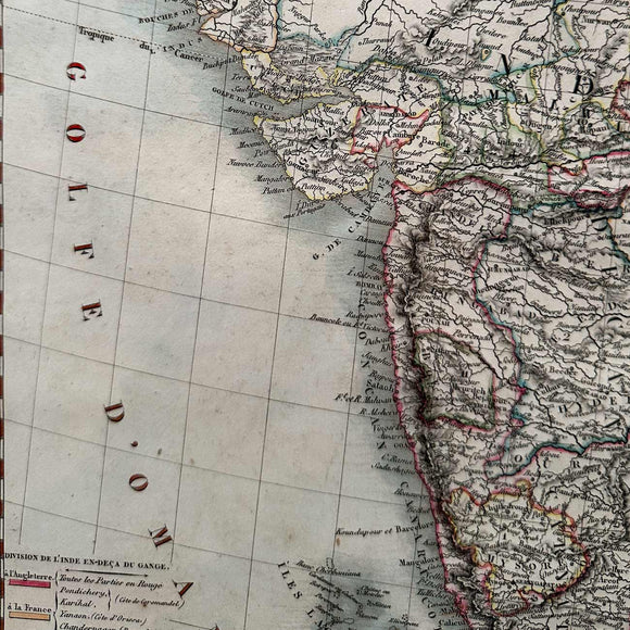 Map of India Below and Beyond the Ganges, 1821, , Balaji's Antiques and Collectibles - Artisera