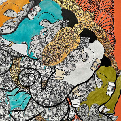 Chaturmukha Ganesha 01, Ramesh Gorjala, Internal - Artisera
