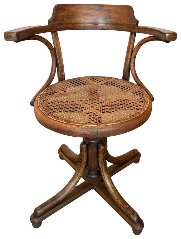 Thonet Swivel Chair, , Balaji's Antiques and Collectibles - Artisera