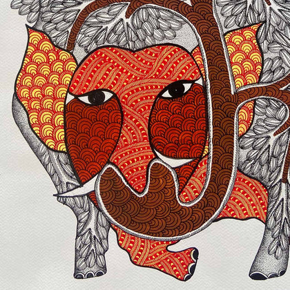Gond - Untitled 154, Manoj Tekam, Arts of the Earth - Artisera