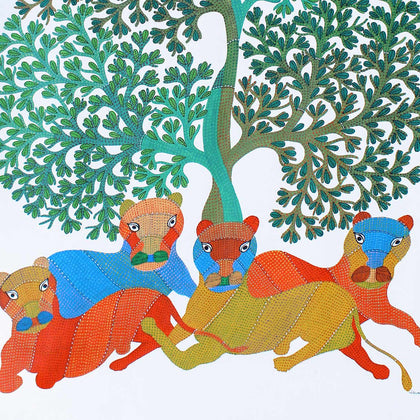 Gond - Untitled 171, Gariba Singh Tekam, Arts of the Earth - Artisera