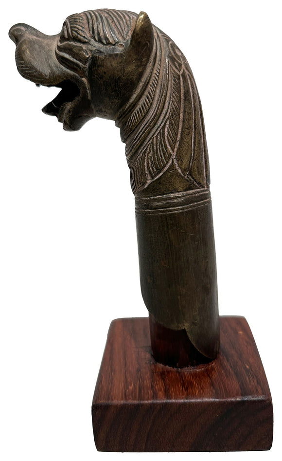 Makara Apex of Ceremonial Mace, , Balaji's Antiques and Collectibles - Artisera
