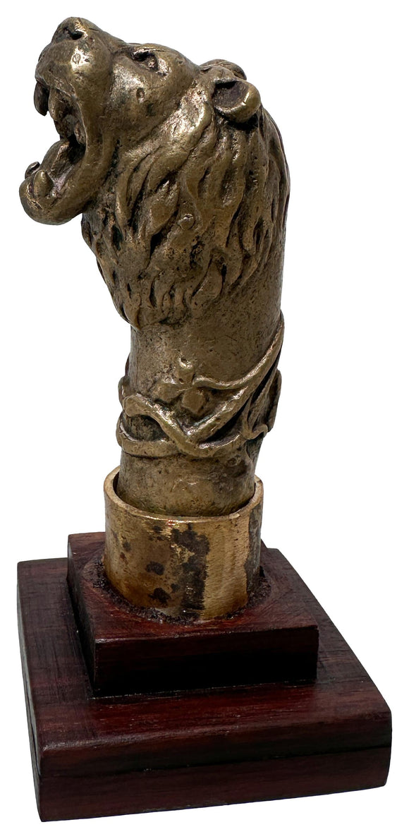 Roaring Lion Apex of Walking Stick, , Balaji's Antiques and Collectibles - Artisera