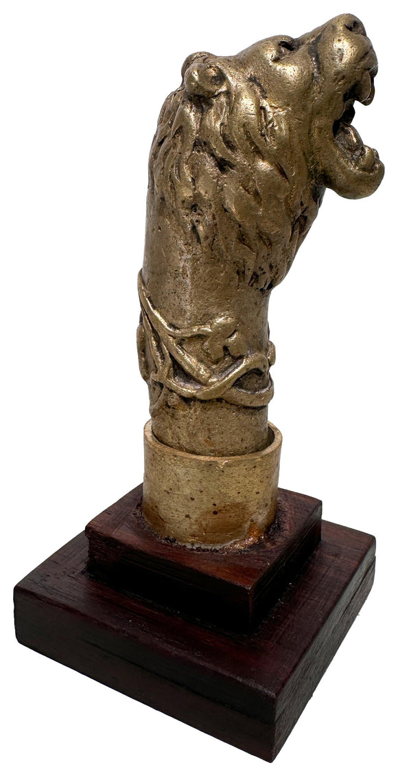 Roaring Lion Apex of Walking Stick, , Balaji's Antiques and Collectibles - Artisera